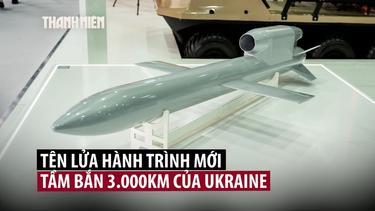 Ukraine có tên lửa hành trình mới tầm tấn công 3.000 km