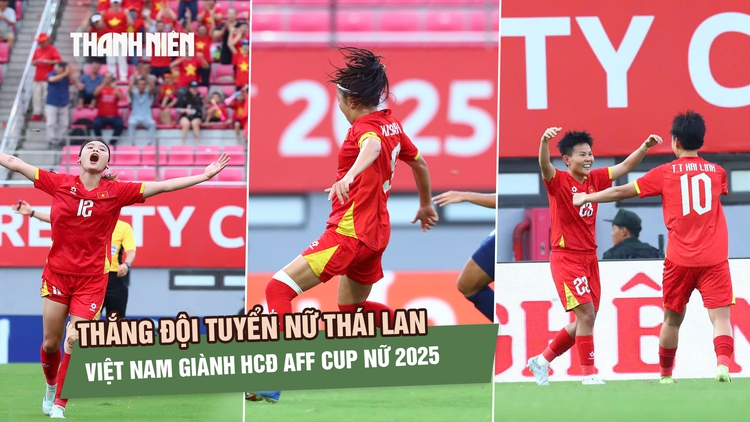 Đội tuyển nữ Việt Nam thắng Thái Lan để giành HCĐ: Hải Yến, Huỳnh Như, Bích Thùy tỏa sáng