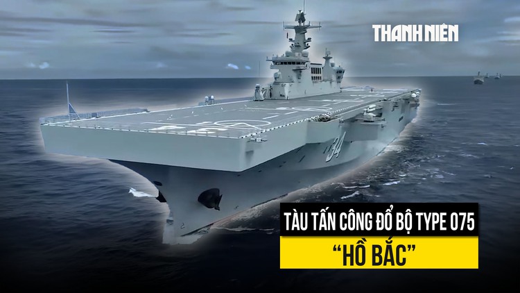 Trung Quốc biên chế tàu tấn công đổ bộ Type 075 mới 