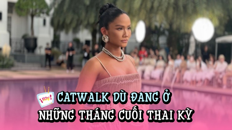 H’Hen Niê làm vedette ở những tháng cuối thai kỳ, tiết lộ phản ứng của chồng nhiếp ảnh gia