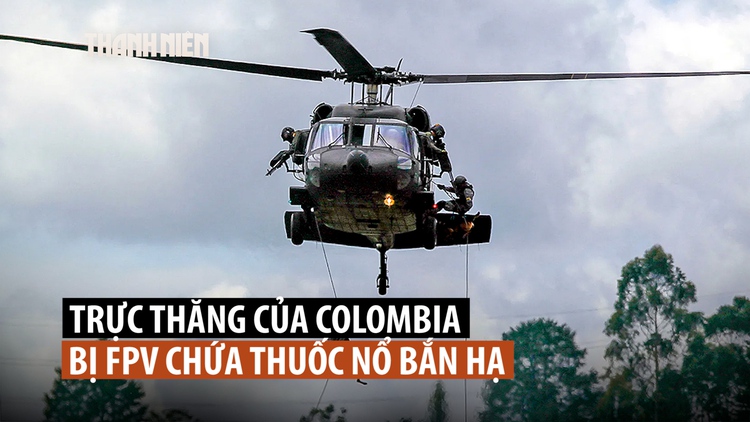 Trực thăng Black Hawk bị UAV tự sát hạ ở Colombia