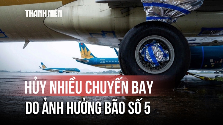Bão số 5 (bão Kajiki): Hủy gần 20 chuyến bay trong ngày 24, 25.8