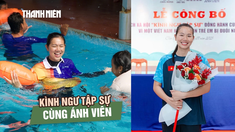 'Kình ngư tập sự' cùng Ánh Viên: Hành trình phòng chống đuối nước cho trẻ em miền Tây