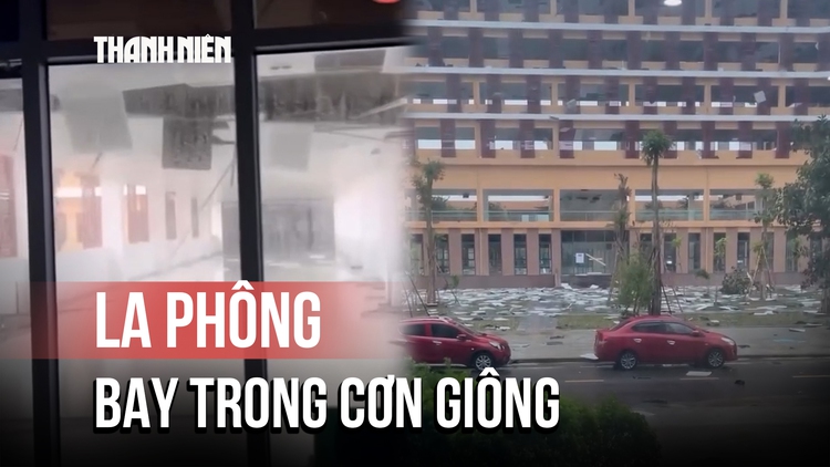 Bão số 5 vào đất liền: Bệnh viện Ung bướu Nghệ An hư hỏng nặng