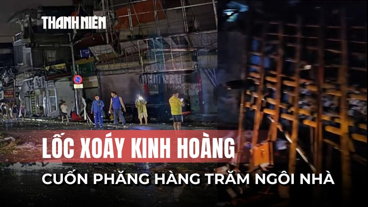 Tan hoang sau lốc xoáy ở Ninh Bình: 1 người tử vong, hơn 200 nhà hư hại
