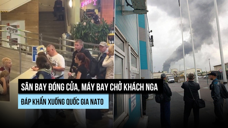 Sân bay đóng cửa do Ukraine tấn công, máy bay đến Nga đáp khẩn xuống Estonia