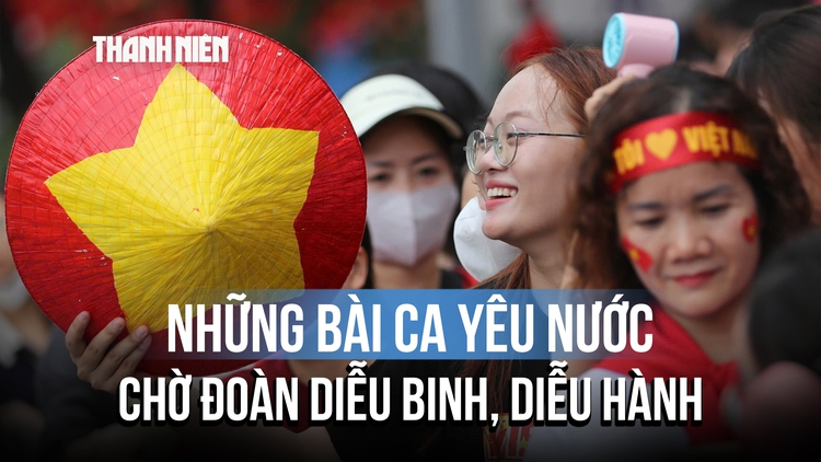 Sơ duyệt diễu binh, diễu hành 2.9: Hát vang những bài ca yêu nước