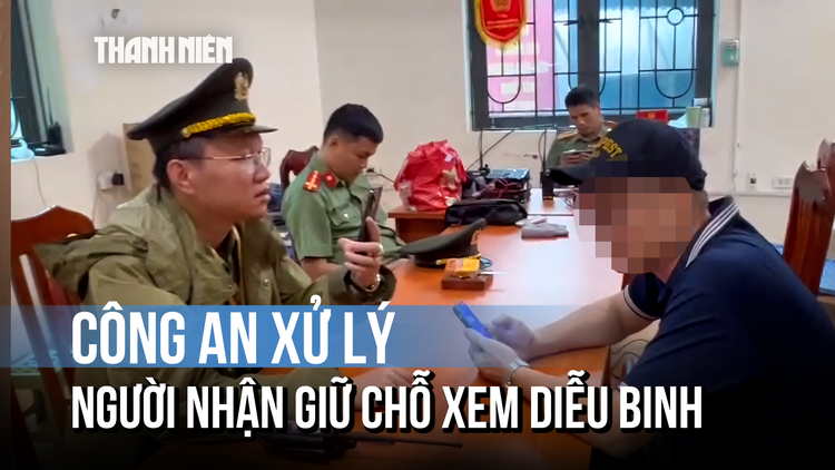 Nhận giữ chỗ xem A80 với giá 20.000 đồng, một người bị công an xử lý