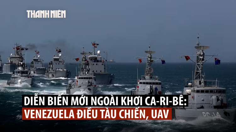 Venezuela triển khai tàu chiến, UAV khi khu trục hạm Mỹ đến khu vực