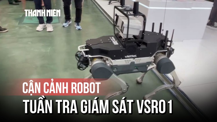 Robot tuần tra giám sát VSR01 lần đầu được ra mắt