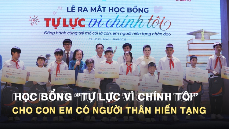 Ra mắt học bổng’ Tự lực vì chính tôi’ cho con em có người thân hiến tạng