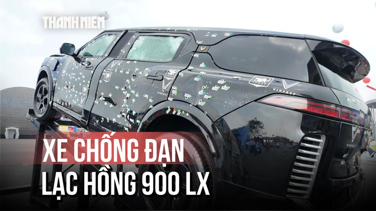 Xe chống đạn Lạc Hồng 900 LX có thể chịu 440 phát đạn