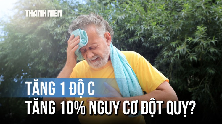 Chuyên gia đột quỵ nói gì về thông tin 'tăng 1 độ, tăng 10% nguy cơ đột quỵ'?