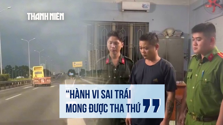 Bắt giữ tài xế lái xe container đánh võng trên cao tốc 