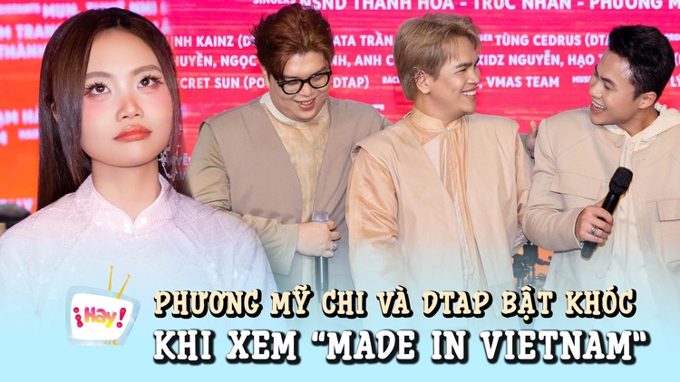 Phương Mỹ Chi, DTAP bật khóc khi xem MV hợp tác với NSND Thanh Hoa