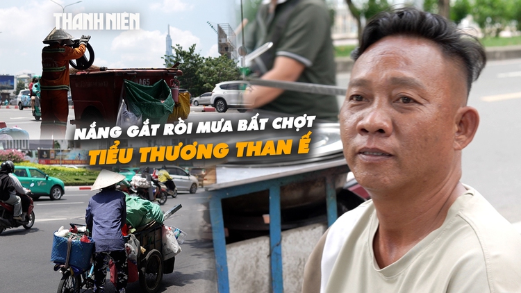 TP.HCM nắng gắt rồi mưa bất chợt, tiểu thương than bán hàng ế