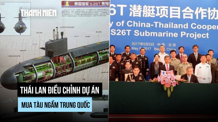 Thái Lan tiếp tục mua tàu ngầm Trung Quốc sau điều chỉnh dự án