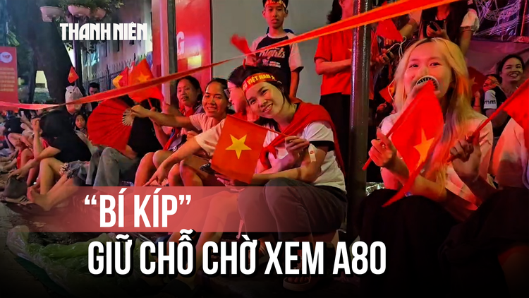 'Bí kíp' có vị trí đẹp của những người dân lặn lội đến Hà Nội xem diễu binh