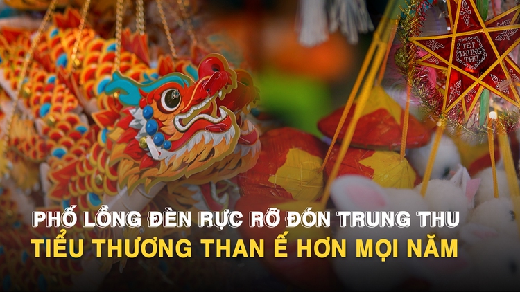 Phố lồng đèn Lương Nhữ Học rực rỡ đón Trung thu, tiểu thương than ế hơn mọi năm