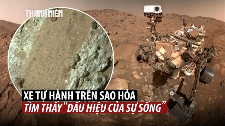 Dấu hiệu sự sống trên sao Hỏa qua ảnh chụp của xe tự hành NASA