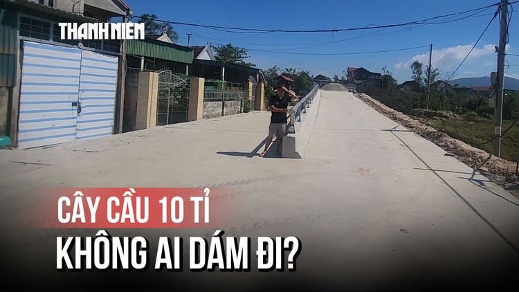 Kỳ lạ cây cầu hơn 10 tỉ sắp hoàn thành mà người dân sợ không dám đi