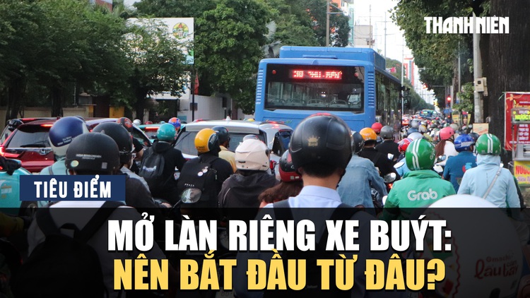 TIÊU ĐIỂM: TP.HCM có cần mở làn riêng cho xe buýt?