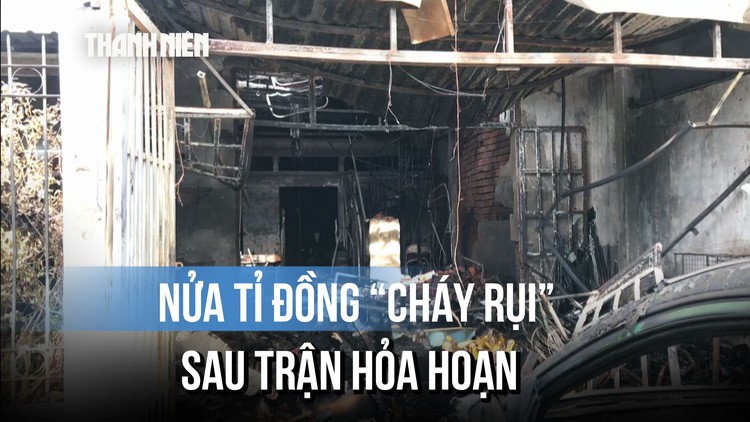 Cháy cửa hàng bán đồ câu cá lúc rạng sáng ở Cần Thơ