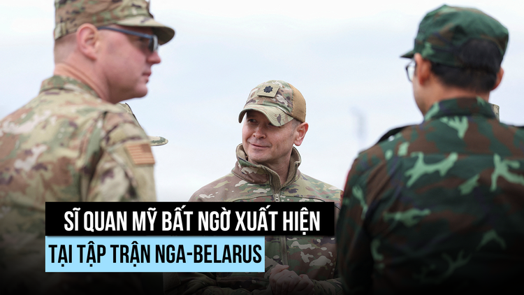 Sĩ quan Mỹ bất ngờ đến Belarus quan sát tập trận Zapad