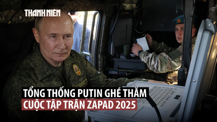 Tổng thống Putin mặc quân phục tuyên bố mục tiêu của tập trận Zapad 2025