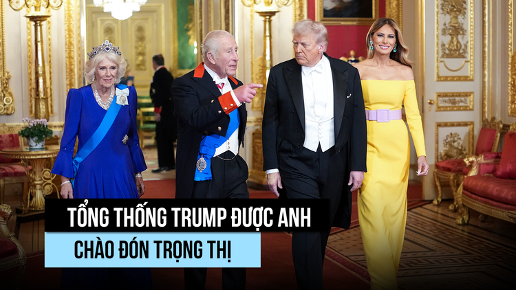 Ông Trump được Anh chào đón trọng thể trong chuyến thăm cấp nhà nước lịch sử