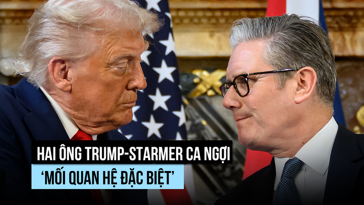 Tổng thống Trump, Thủ tướng Starmer ca ngợi 'quan hệ đặc biệt', né vấn đề nhạy cảm