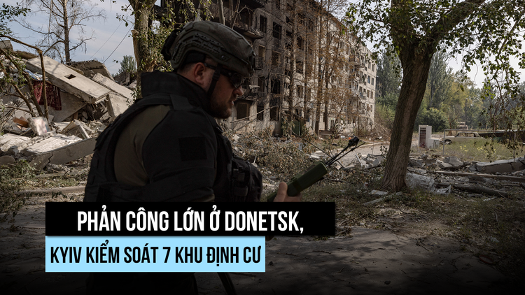 Tổng thống Ukraine tuyên bố phản công lớn ở Donetsk, giành lại 160 km vuông