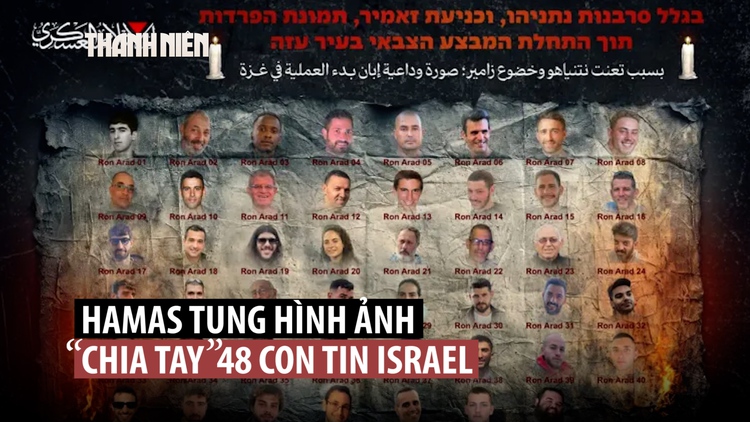 Hamas đăng ảnh ‘chia tay’ 48 con tin vì Israel đưa quân vào thành phố Gaza