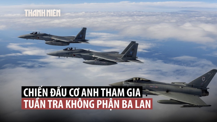 Xem chiến đấu cơ Typhoon Anh xuất kích tuần tra không phận Ba Lan