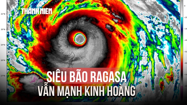 Siêu bão Ragasa vẫn mạnh kinh hoàng cấp 17, tiến gần Biển Đông
