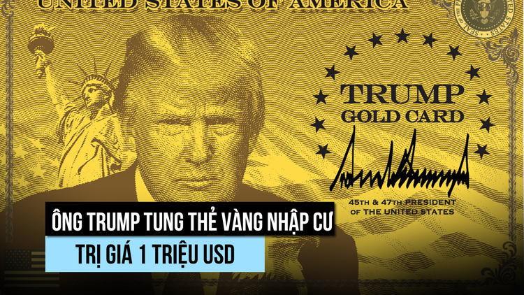 Ông Trump công bố 'thẻ vàng nhập cư' từ 1 triệu USD, tăng phí thị thực H-1B