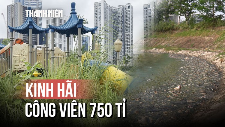 Cận cảnh công viên trăm tỉ bỏ hoang tại Hà Nội