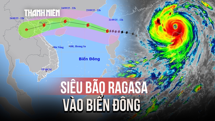 Siêu bão Ragasa vào Biển Đông thành bão số 9, cường độ vẫn mạnh kinh hoàng