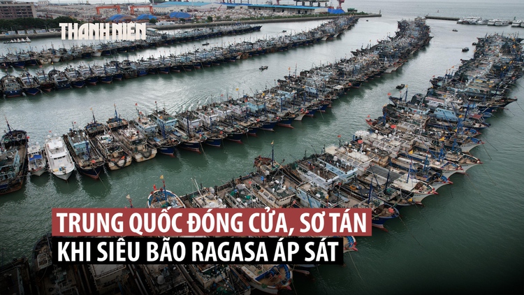 Trung Quốc sơ tán nhiều nơi khi siêu bão Ragasa áp sát