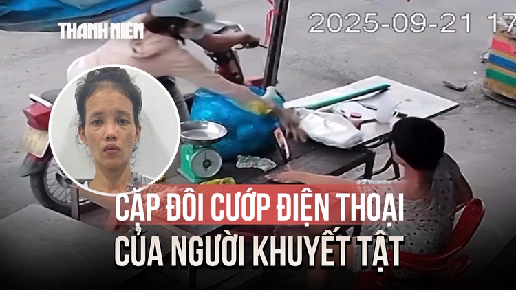 Phẫn nộ cặp đôi cướp điện thoại của người khuyết tật: Bắt 1 nghi phạm