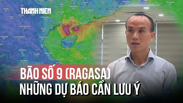 Toàn cảnh dự báo bão số 9 (Ragasa) khi đổ bộ vào ngày 25.9