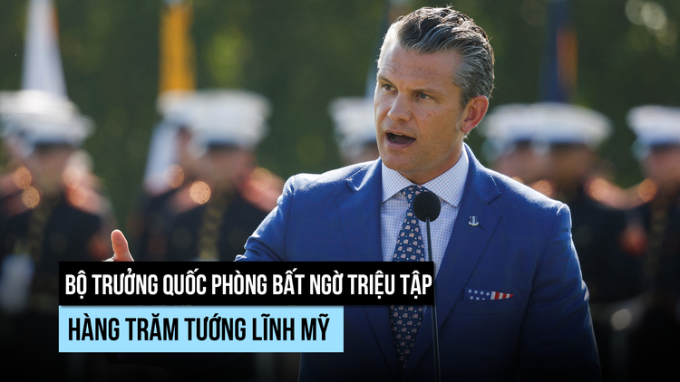 Bộ trưởng Quốc phòng Mỹ triệu tập hàng trăm tướng lĩnh về họp khẩn