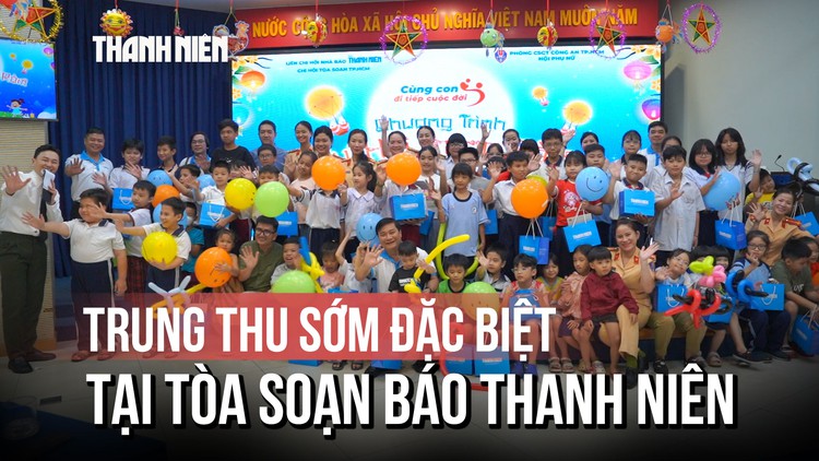 Trung thu ý nghĩa của các em nhỏ 'Cùng con đi tiếp cuộc đời'