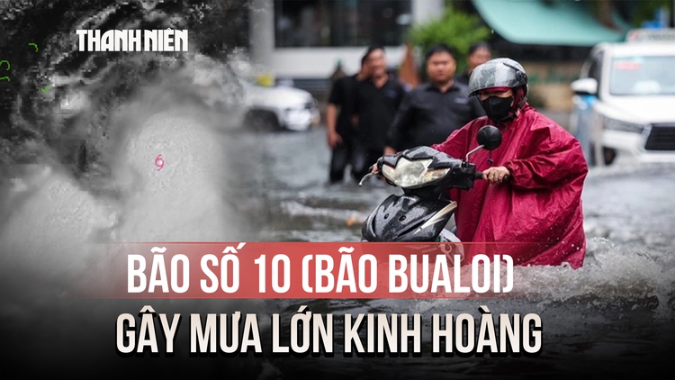 Bão số 10 (bão Bualoi) còn mạnh thêm, dự báo mưa lớn trên 600 mm