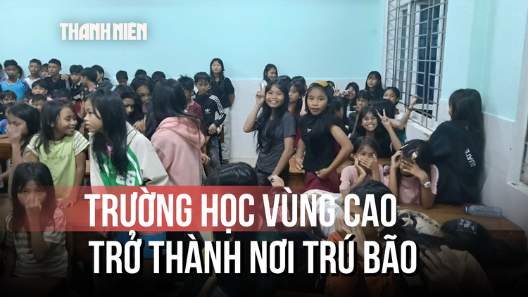 Trường học vùng cao Trà My trở thành nơi trú bão số   10 cho học sinh