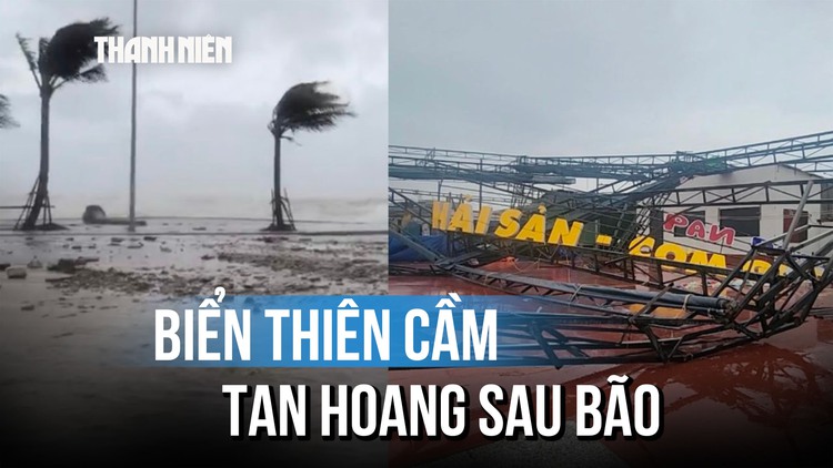 Hà Tĩnh thiệt hại nặng, Thanh Hóa vẫn còn sóng to sau bão