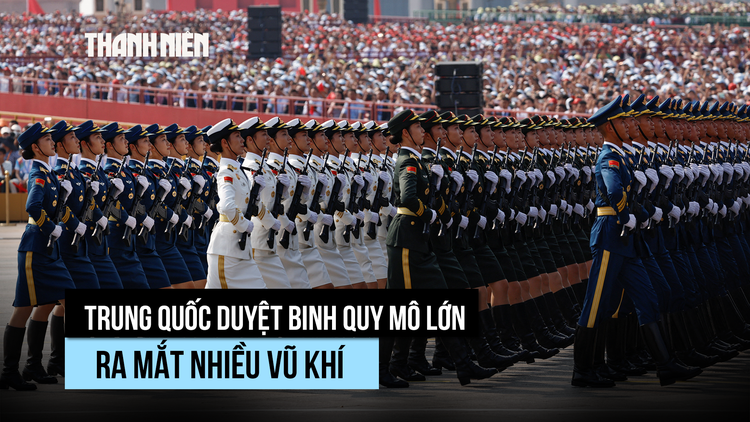 Trung Quốc duyệt binh lớn kỷ niệm 80 năm chiến thắng phát xít