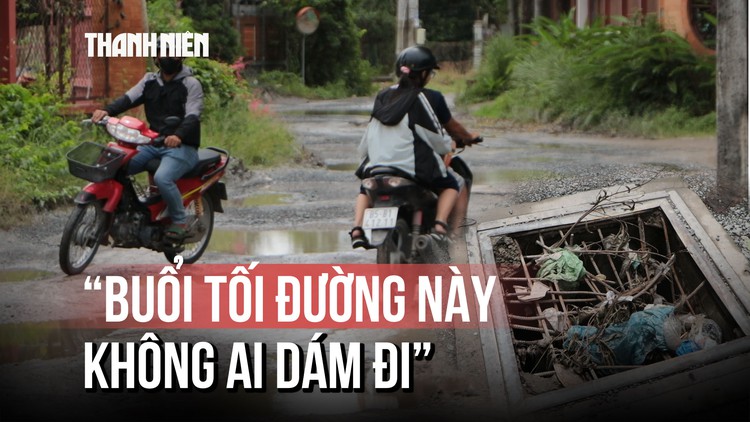 Nguy cơ tai nạn rình rập mỗi ngày tại đường Ba Làng - TP.HCM