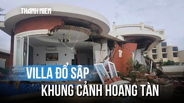 Khu nghỉ dưỡng trăm tỉ tan hoang sau bão số 10