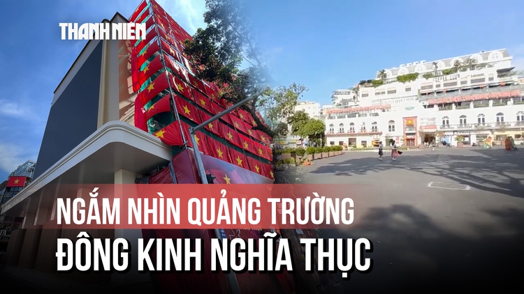 Phấn khởi trước diện mạo mới của quảng trường Đông Kinh Nghĩa Thục